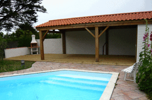 Auvent avec terrasse